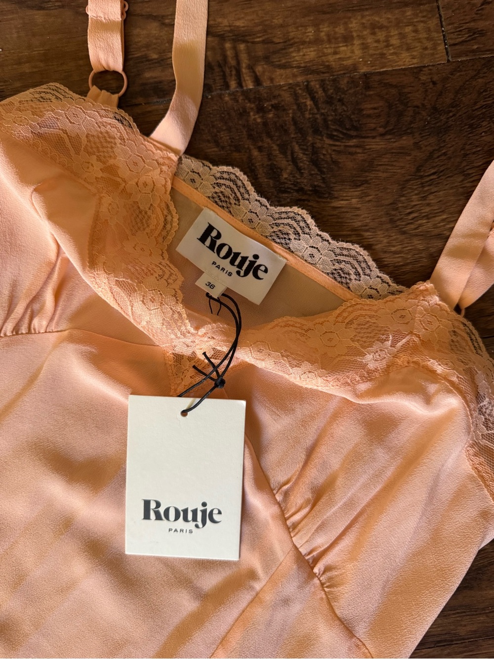 NWT ROUJE PARIS Carole Slip Dress - Picture 3 of 5